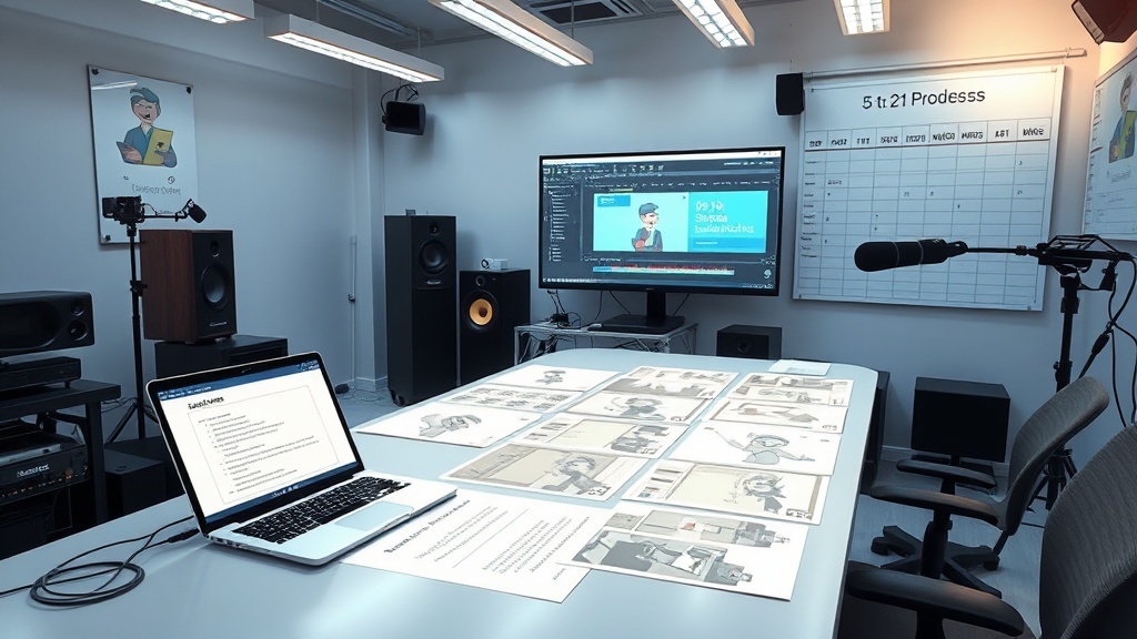 איך נראה תהליך הפקת סרטוני אנימציה לעסקים – בלי סוכריות