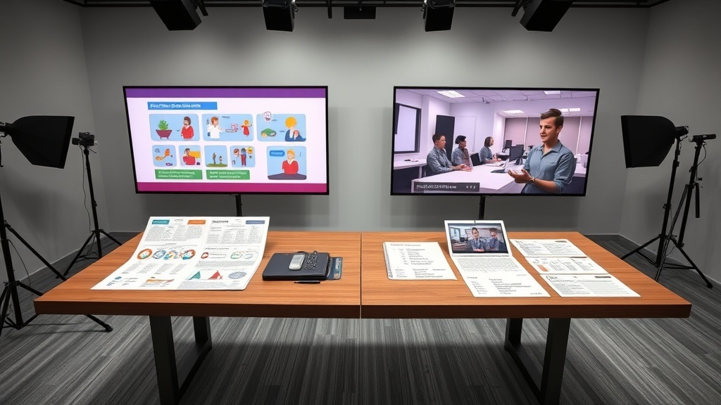 טבלת השוואה: אנימציה מול תדמית מצולם